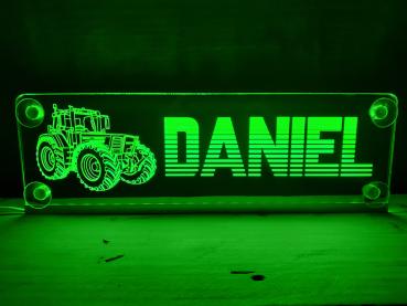 Fendt Favori 926 LED Fahrzeugschild mit Wunschname